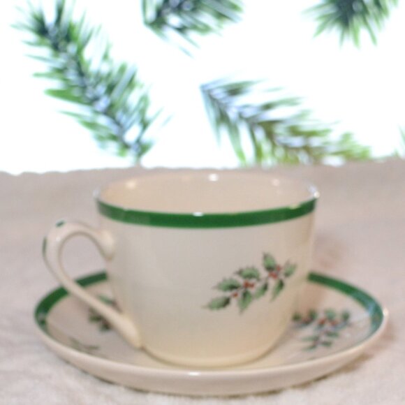 Vintage Spode Coffee Mug And Saucer Holiday Dining Serveware - Picture 4 of 7